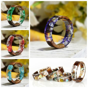 Handmade Wooden Earth Ring