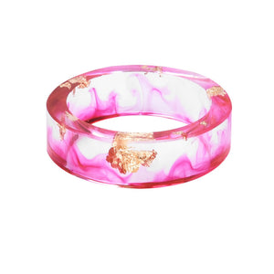Handmade Clear Earth Ring