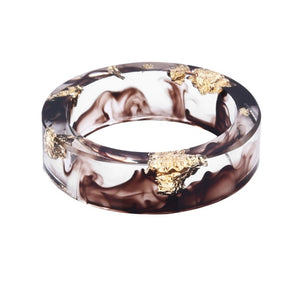 Handmade Clear Earth Ring
