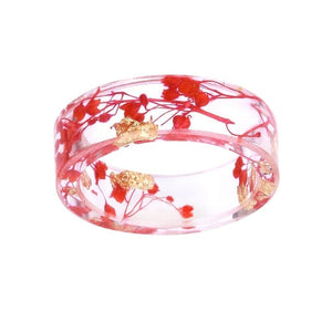 Handmade Clear Earth Ring