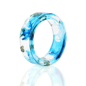 Handmade Clear Earth Ring