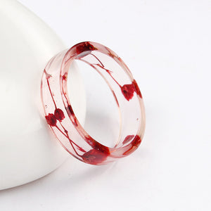 Handmade Clear Earth Ring