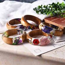 Load image into Gallery viewer, Handmade Earth Flower Bangle
