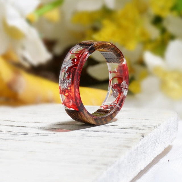 Handmade Wooden Earth Ring
