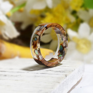 Handmade Wooden Earth Ring