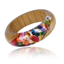 Load image into Gallery viewer, Handmade Earth Flower Bangle
