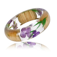 Load image into Gallery viewer, Handmade Earth Flower Bangle
